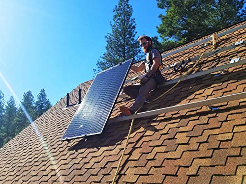 Solar Panel Hanger with All-In-One Mounting Tool