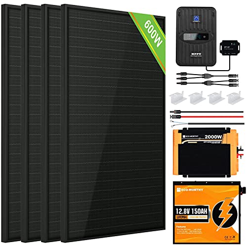 2.4KWH Solar Panel System with Battery & Inverter