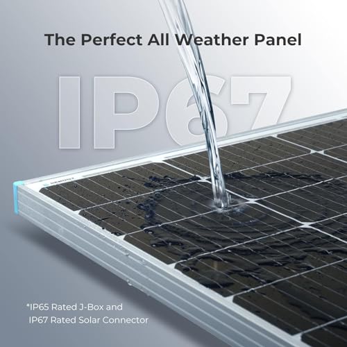 100W Monocrystalline Solar Panel for Off-Grid Use