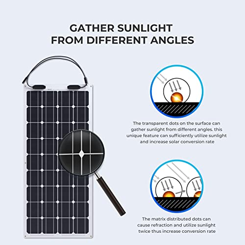 Renogy 100W Flexible Monocrystalline Solar Panel