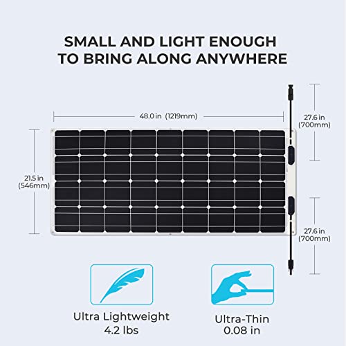 Renogy 100W Flexible Monocrystalline Solar Panel