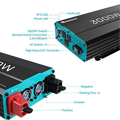 Renogy 3000W Pure Sine Wave Inverter