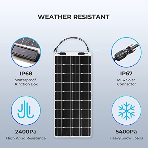 Renogy 100W Flexible Monocrystalline Solar Panel