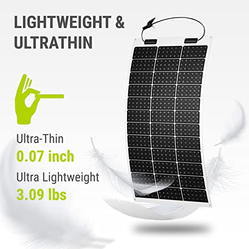 100W Flexible Monocrystalline Solar Panel