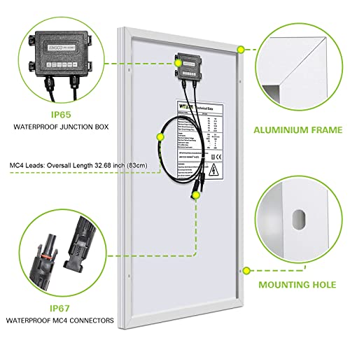200W Solar Panel Kit with Inverter, Battery & Controller