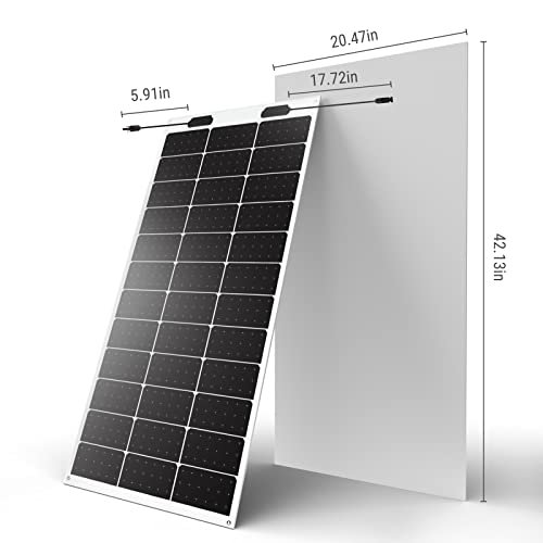100W Flexible Monocrystalline Solar Panel