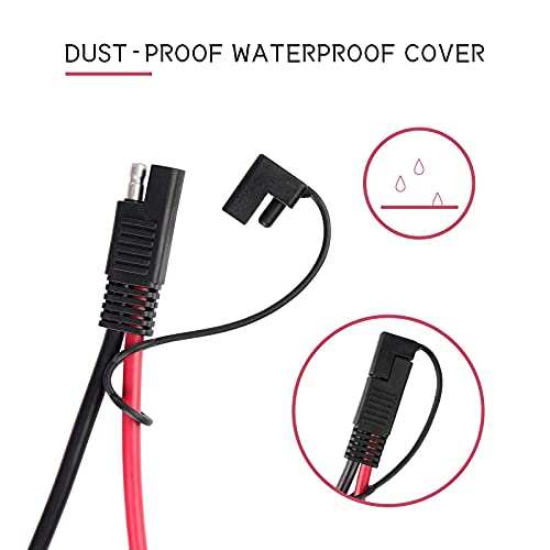 10AWG Vemote MC4-SAE Adapter Cable for Solar Panels