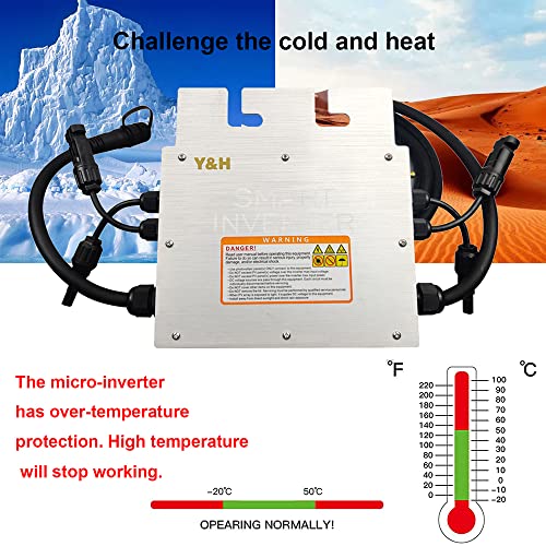600W Grid Tie Inverter w/ WiFi & MPPT
