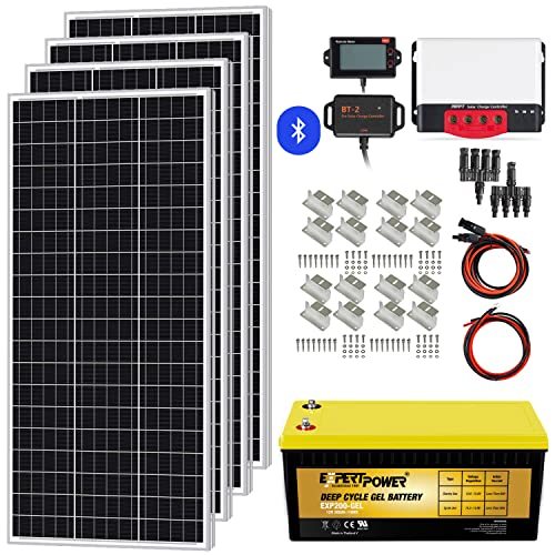 12V Solar Panel Kit for RV & Off-Grid