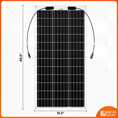 Flexible 100W Solar Panel for RV/Boat