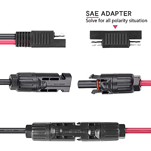 10AWG Vemote MC4-SAE Adapter Cable for Solar Panels