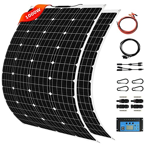 Flexible 1200w Monocrystalline Solar Panel Kit