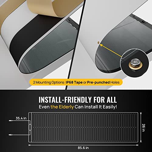 Flexible 200W CIGS Solar Panel with Tape