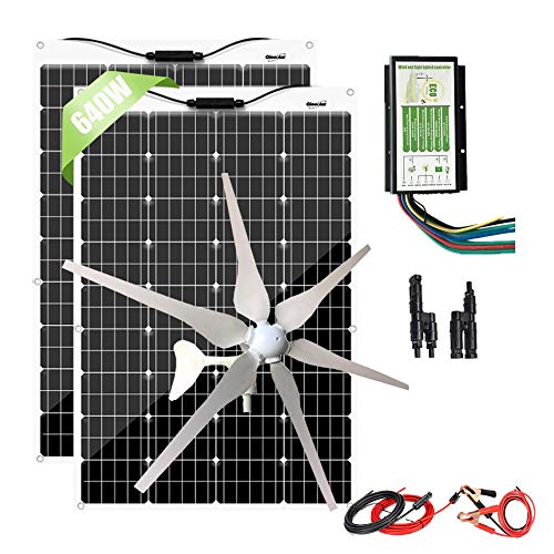 640W Solar Wind Hybrid System with Charge Controller