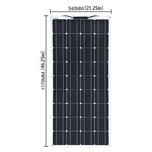 100W Flex Solar Panel Kit + Charge Controller