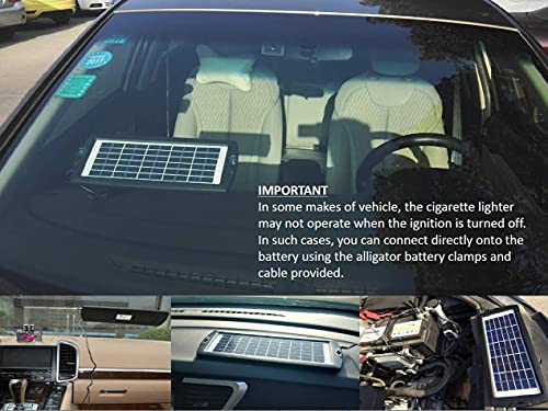 Portable Solar Panel Charger for Vehicles & Equipment