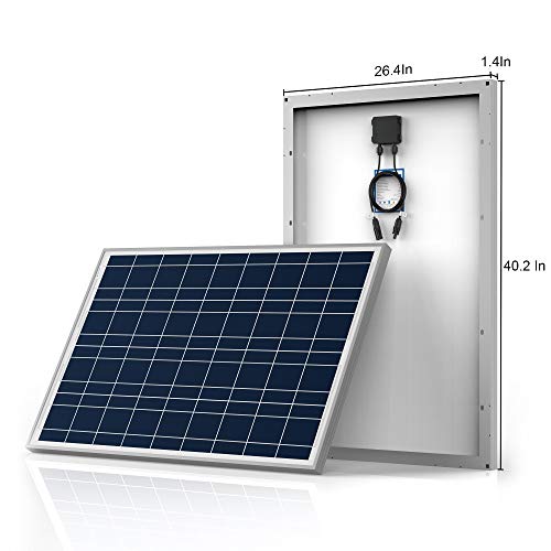 4-pack 100W 12V Polycrystalline Solar Panels