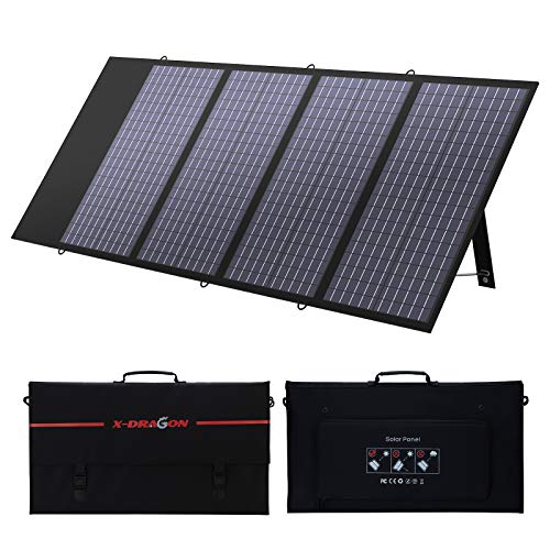 140W Foldable Solar Charger with Parallel Port