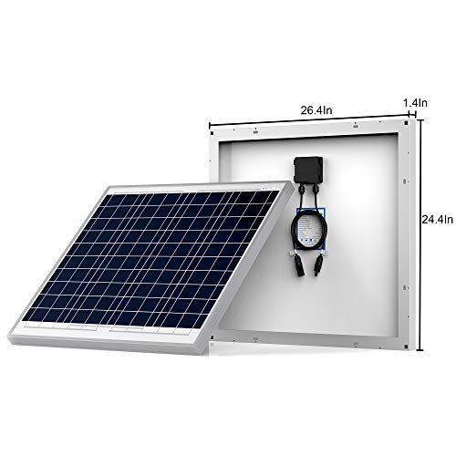 ACOPOWER 60W Solar Panel for 12V Charging