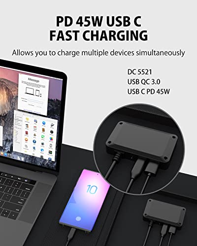 Portable 120W Solar Charger for Camping Off Grid