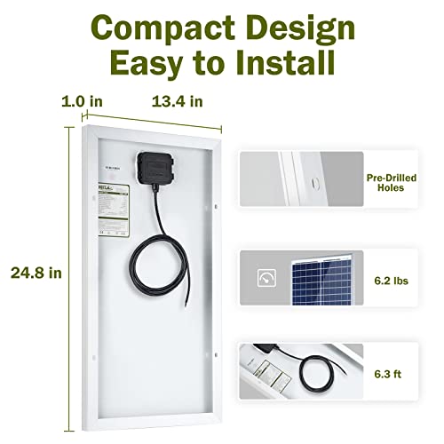 HQST 30W Polycrystalline Solar Panel