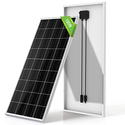 100W Monocrystalline Solar Panel for Off-Grid RV/Boat