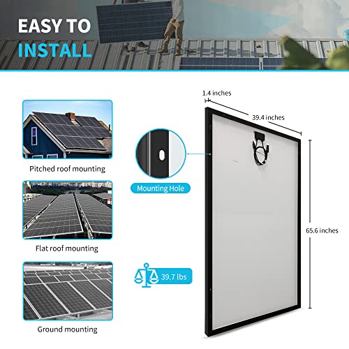320W Monocrystalline Solar Panel Kit for RV/Home/Commercial