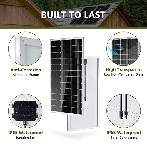 100W Monocrystalline Solar Panel for Off-Grid Applications