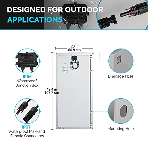 Renogy Solar Panel Starter Kit with Accessories