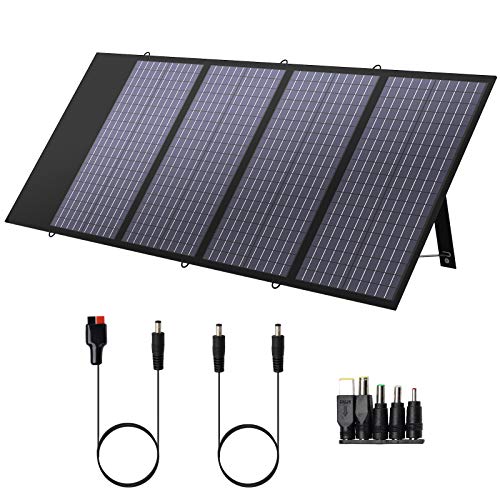 140W Foldable Solar Charger with Parallel Port