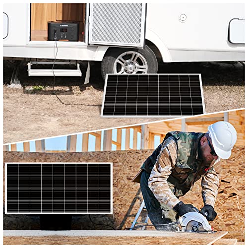 100W Monocrystalline Solar Panel for Off-Grid RV/Boat