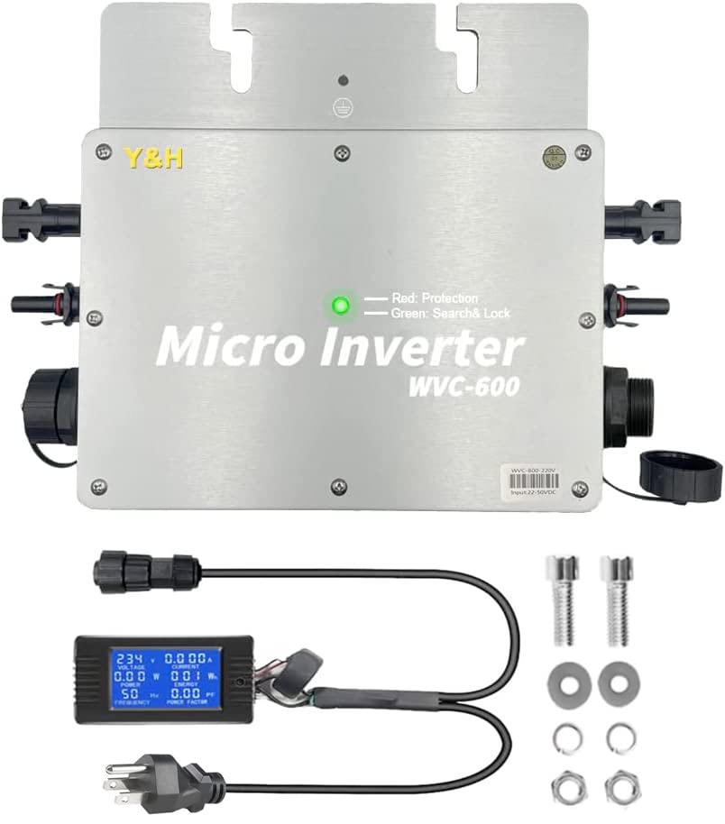 600W Solar Grid Tie Micro Inverter with Display