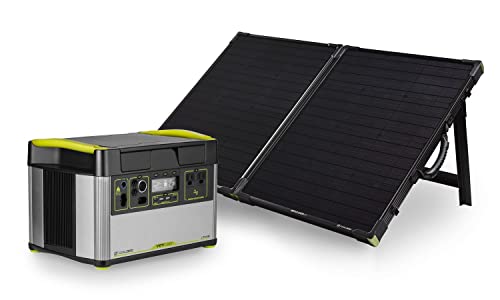 Portable Solar Power Kit with 1500X Battery
