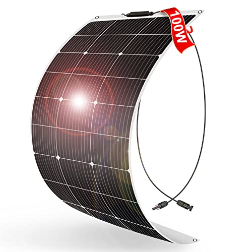 100W 12V Flexible Solar Panel for RV/Boat/Trailer