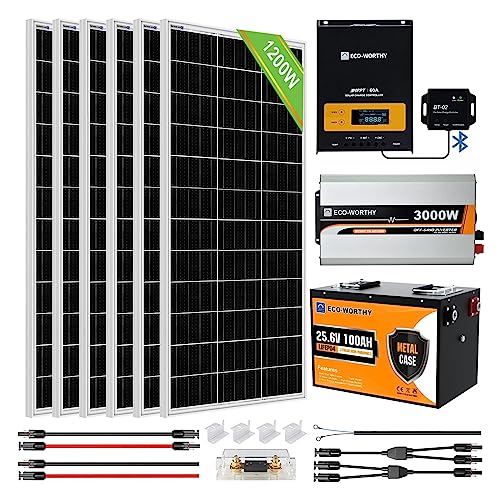1200W Lithium Solar System for Off Grid