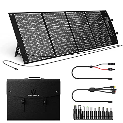 Portable 120W Solar Charger for Camping Off Grid