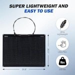 55W Flexible Monocrystalline Solar Panel