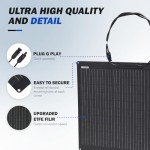 55W Flexible Monocrystalline Solar Panel