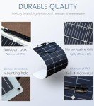 100W Monocrystalline Solar Panel with Charge Controller