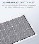 100W Monocrystalline Solar Panel with Charge Controller