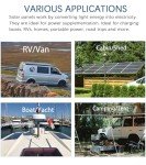 100W Monocrystalline Solar Panel with Charge Controller