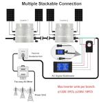 600W Solar Grid Tie Micro Inverter with Display