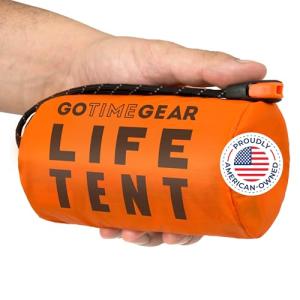 2-Person Emergency Solar Tent with Survival Kit
