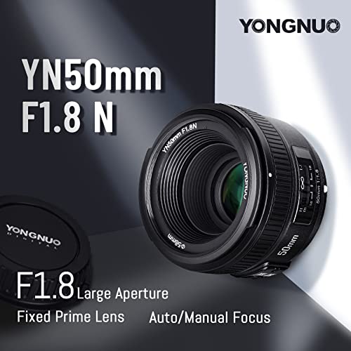 YONGNUO 50mm Prime Lens for Nikon DSLR