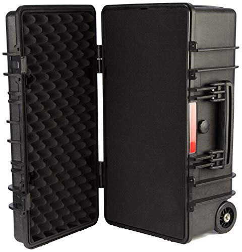 Weatherproof hard case with customizable foam
