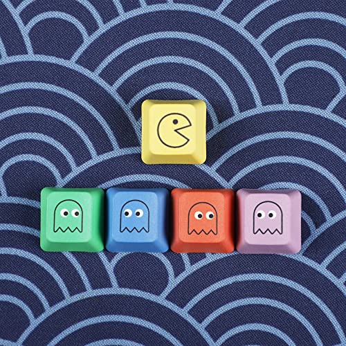Pac-Man Sublimated PBT Keycaps for Mechanical Keyboards