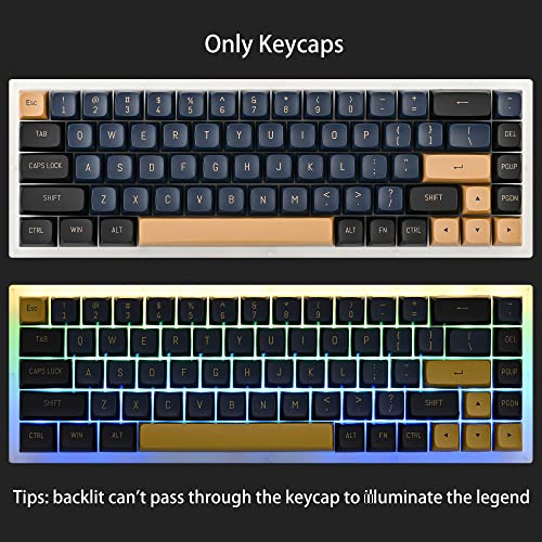 Blue Samurai PBT Keycaps - 163 Keycap Set