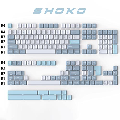 Shoko Custom Keycaps for Mechanical Keyboards - 171 Keys