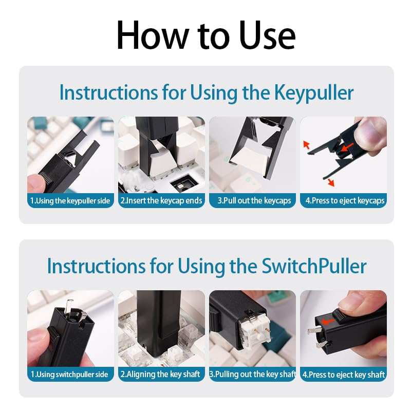 Brimford Keycap & Switch Puller: Hot-Swap Tool
