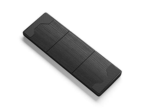 Compact Onyx/Black Wooden Wrist Rest for Mechanical Keyboards